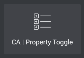 Property Toggle button